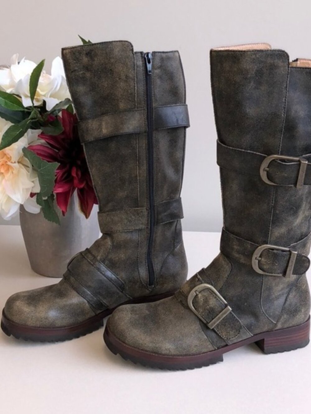 Sundance Sage green mid calf boot - Picture 8 of 9